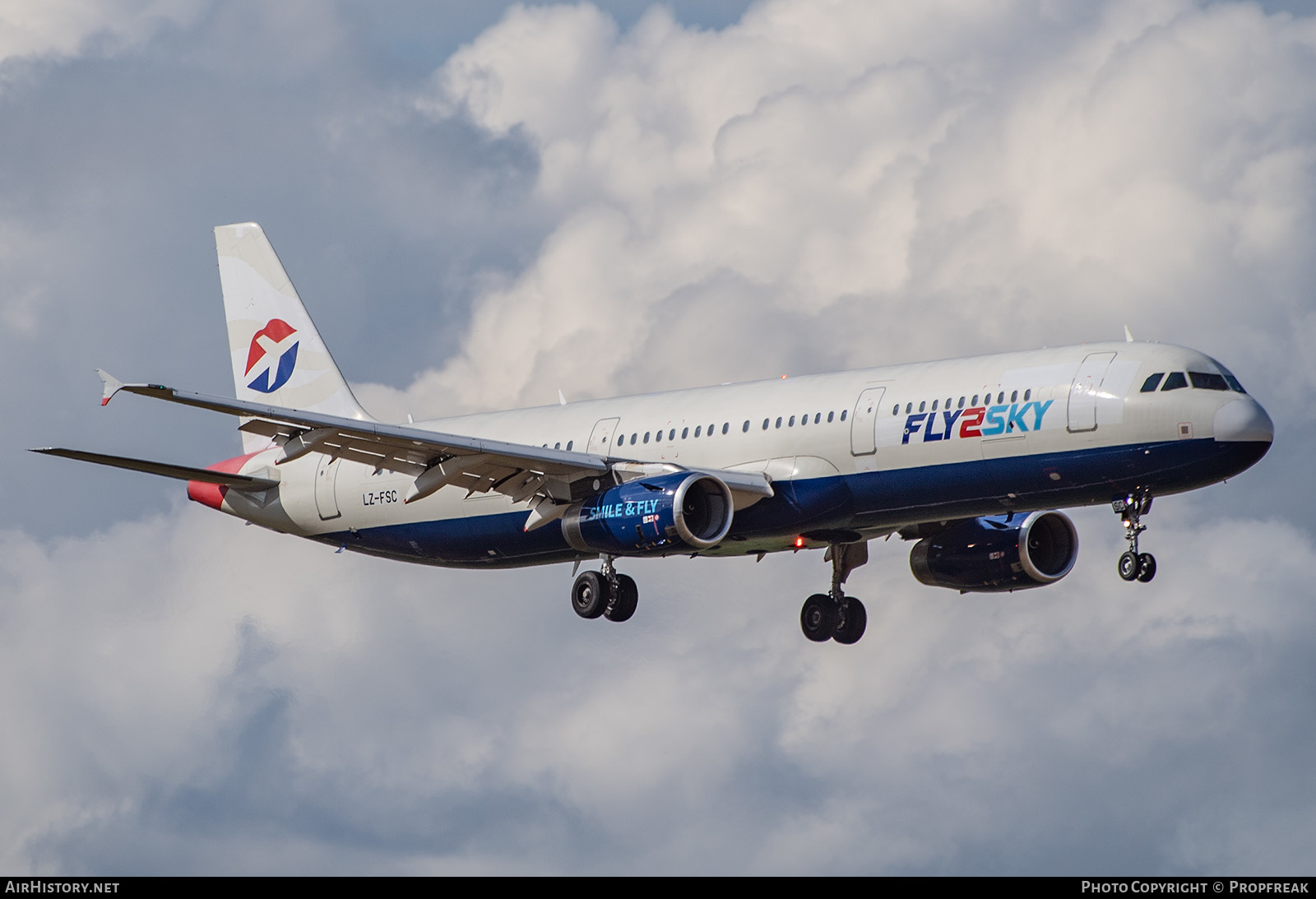 Aircraft Photo of LZ-FSC | Airbus A321-231 | Fly2Sky | AirHistory.net #583455
