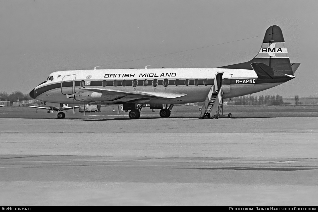 Aircraft Photo of G-APNE | Vickers 831 Viscount | British Midland Airways - BMA | AirHistory.net #583465