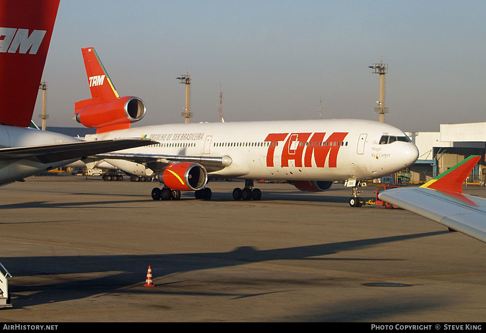 Aircraft Photo of PT-MSH | McDonnell Douglas MD-11/ER | TAM Linhas Aéreas | AirHistory.net #583473