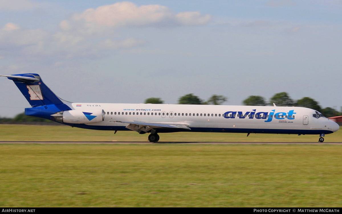 Aircraft Photo of 9A-CDA | McDonnell Douglas MD-83 (DC-9-83) | Aviajet | AirHistory.net #583490