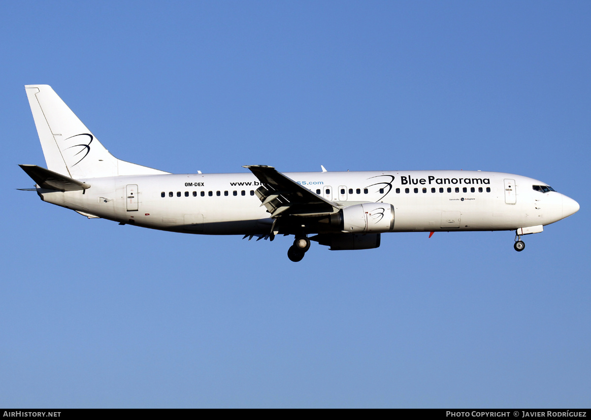 Aircraft Photo of OM-DEX | Boeing 737-46J | Blue Panorama Airlines | AirHistory.net #583495