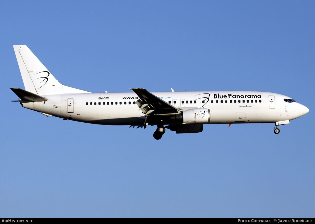 Aircraft Photo of OM-DEX | Boeing 737-46J | Blue Panorama Airlines | AirHistory.net #583495