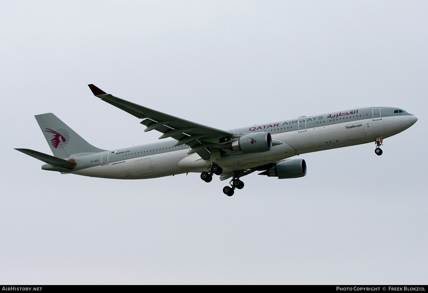 Aircraft Photo of A7-AEA | Airbus A330-303 | Qatar Airways | AirHistory.net #583525