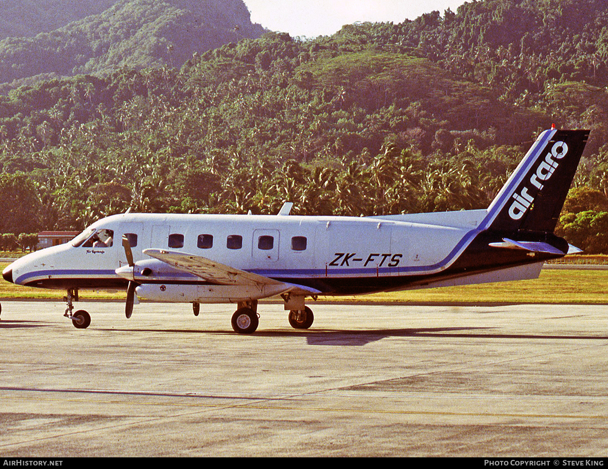 Aircraft Photo of ZK-FTS | Embraer EMB-110P1 Bandeirante | Air Rarotonga | AirHistory.net #583536