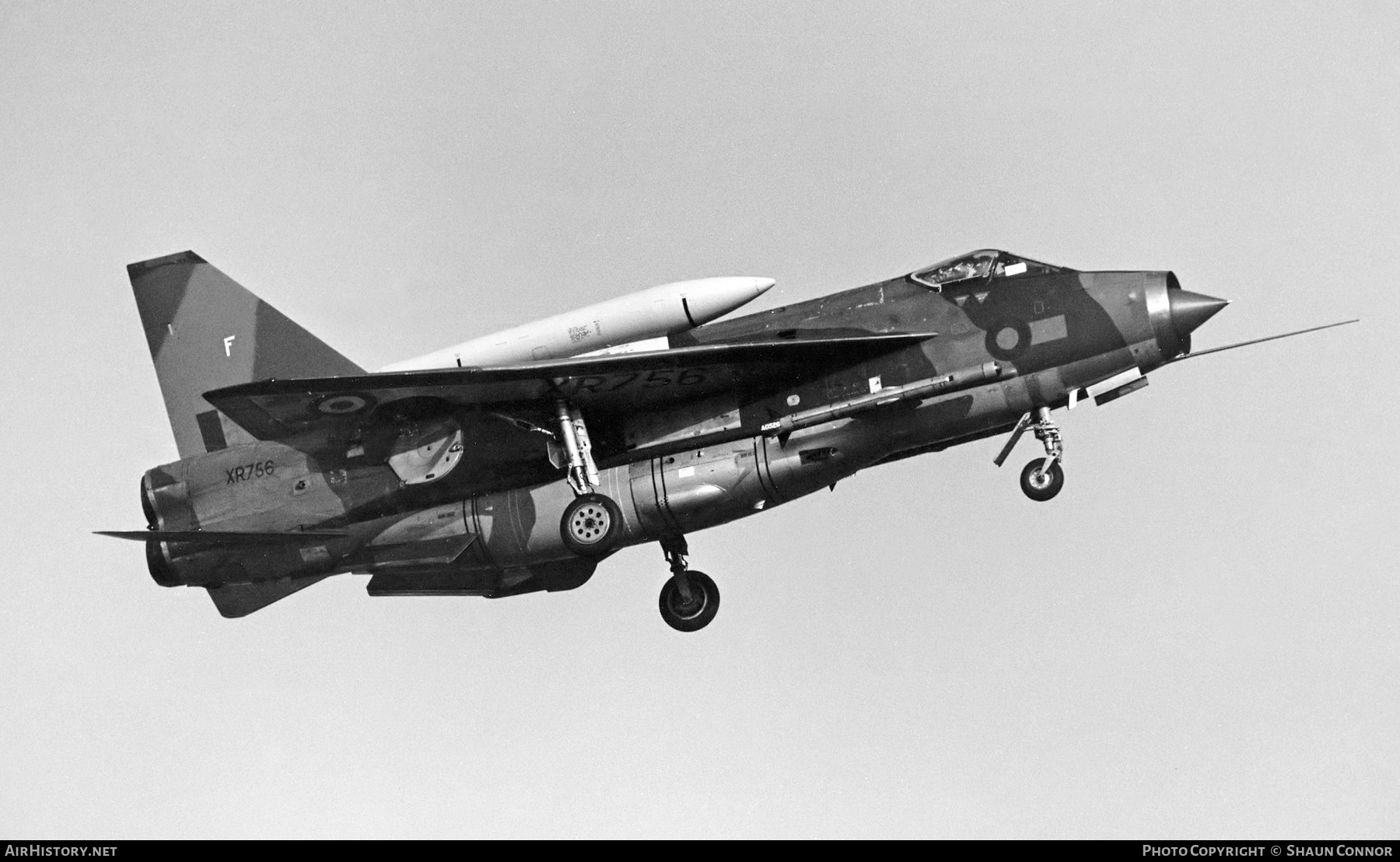 Aircraft Photo of XR756 | English Electric Lightning F6 | UK - Air Force | AirHistory.net #583547