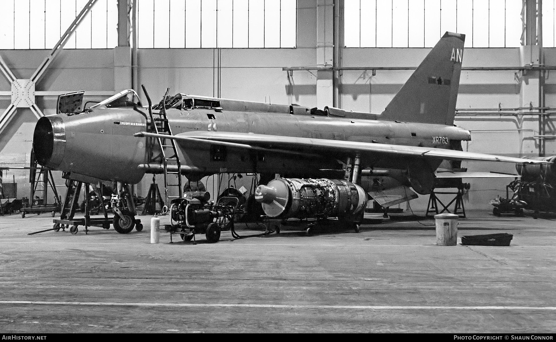 Aircraft Photo of XR763 | English Electric Lightning F6 | UK - Air Force | AirHistory.net #583555