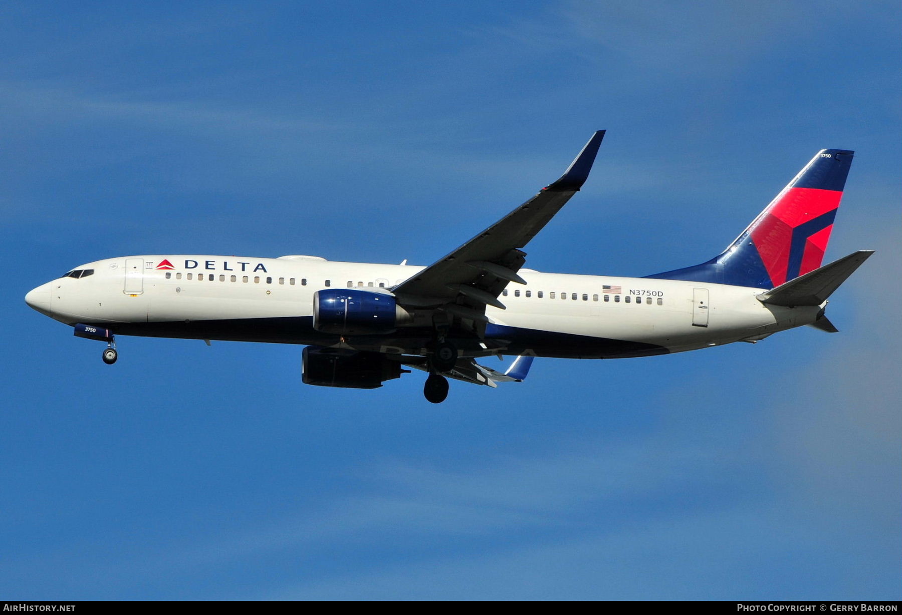 Aircraft Photo of N3750D | Boeing 737-832 | Delta Air Lines | AirHistory.net #583561