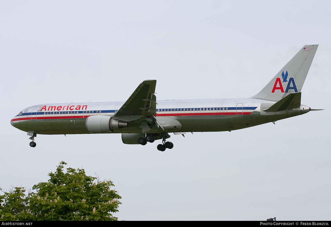 Aircraft Photo of N374AA | Boeing 767-323/ER | American Airlines | AirHistory.net #583585
