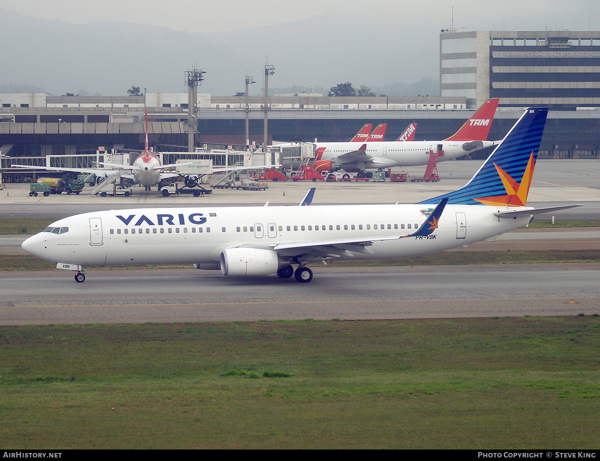 Aircraft Photo of PR-VBK | Boeing 737-8EH | Varig | AirHistory.net #583589