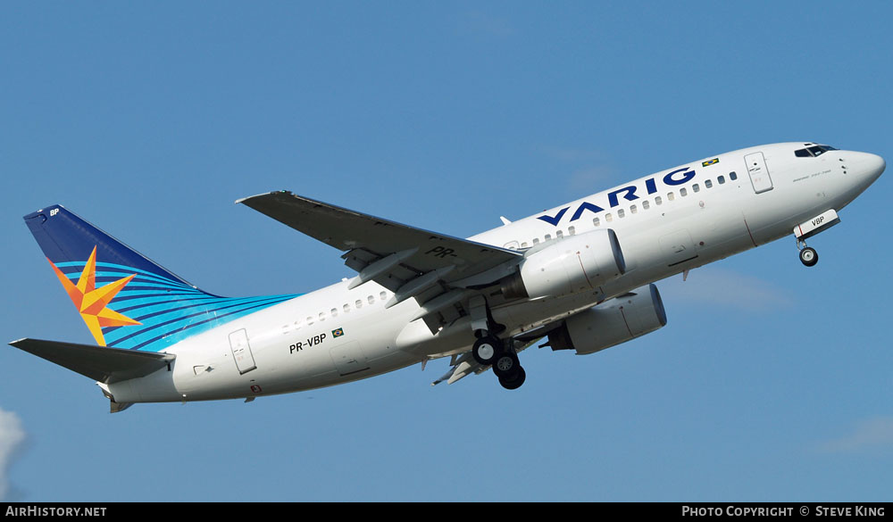 Aircraft Photo of PR-VBP | Boeing 737-7EA | Varig | AirHistory.net #583595