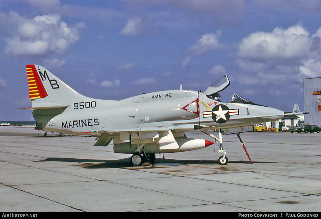 Aircraft Photo of 149500 / 9500 | Douglas A-4L Skyhawk | USA - Marines | AirHistory.net #583600