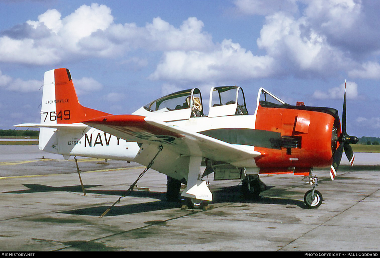 Aircraft Photo of 137649 / 7649 | North American T-28B Trojan | USA - Navy | AirHistory.net #583608