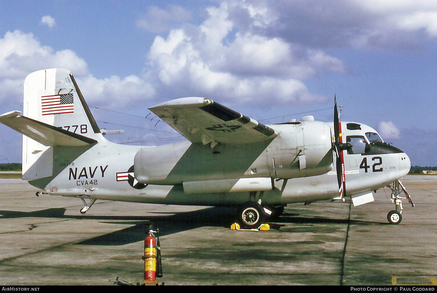 Aircraft Photo of 136778 / 6778 | Grumman C-1A Trader | USA - Navy | AirHistory.net #583623