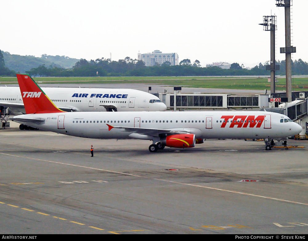 Aircraft Photo of PT-MXB | Airbus A321-232 | TAM Linhas Aéreas | AirHistory.net #583632