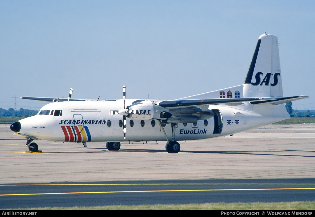 Aircraft Photo of SE-IRG | Fokker F27-600 Friendship | Scandinavian Commuter - Eurolink | AirHistory.net #583652