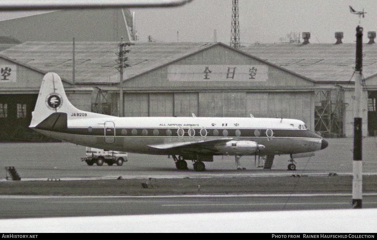 Aircraft Photo of JA8209 | Vickers 828 Viscount | All Nippon Airways - ANA | AirHistory.net #583656