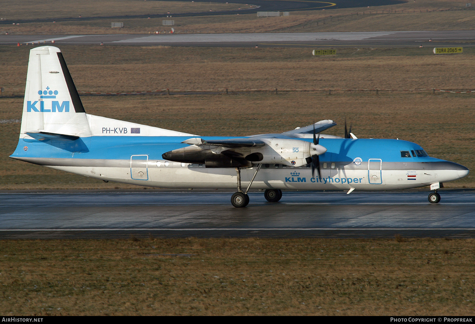 Aircraft Photo of PH-KVB | Fokker 50 | KLM Cityhopper | AirHistory.net #583675