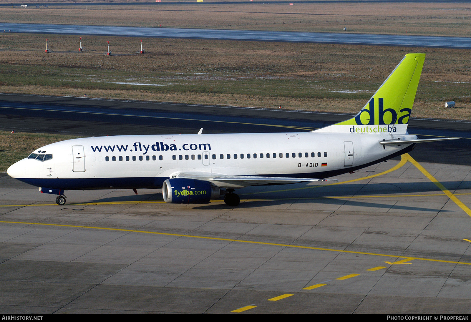 Aircraft Photo of D-ADID | Boeing 737-329 | DBA - Deutsche BA | AirHistory.net #583679