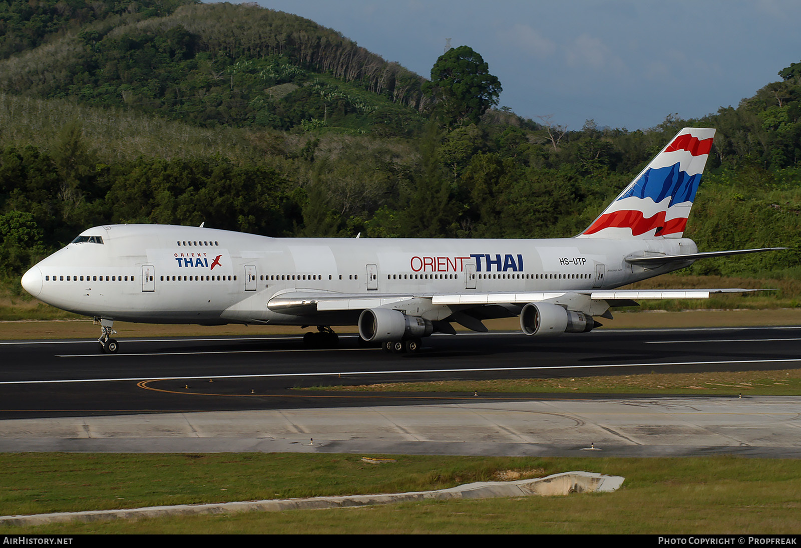 Aircraft Photo of HS-UTP | Boeing 747-243B | Orient Thai Airlines | AirHistory.net #583685