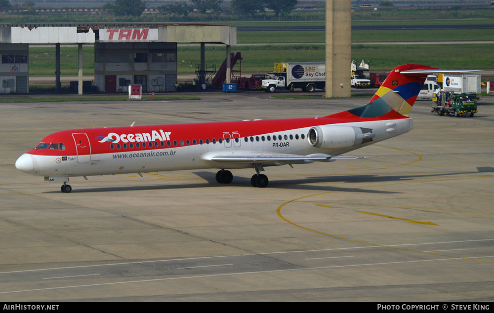 Aircraft Photo of PR-OAR | Fokker 100 (F28-0100) | OceanAir Linhas Aéreas | AirHistory.net #583693