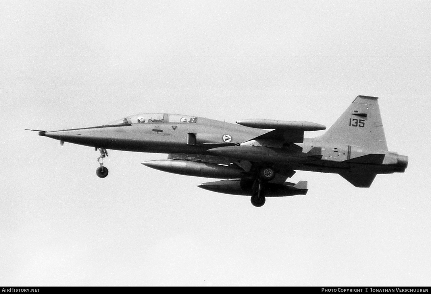 Aircraft Photo of 135 | Northrop F-5B Freedom Fighter | Norway - Air Force | AirHistory.net #583695