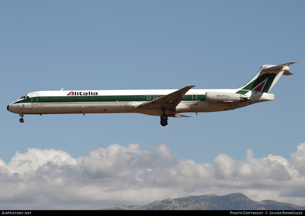 Aircraft Photo of I-DATE | McDonnell Douglas MD-82 (DC-9-82) | Alitalia | AirHistory.net #583697
