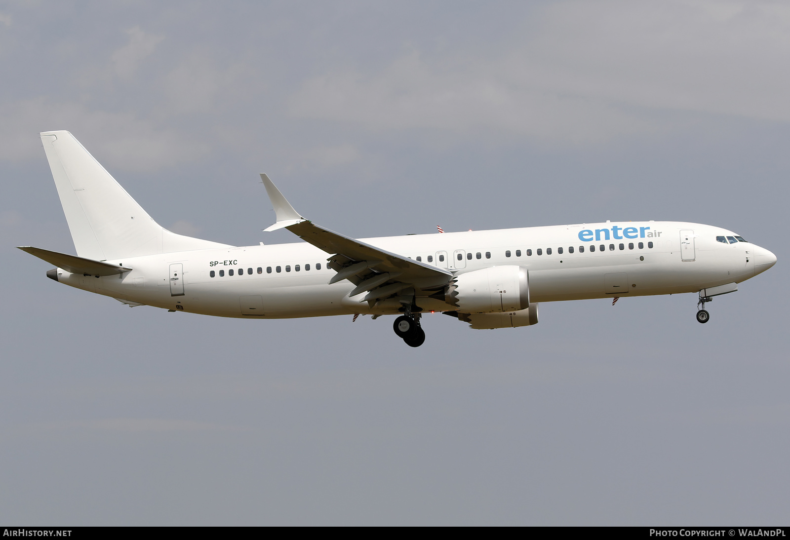 Aircraft Photo of SP-EXC | Boeing 737-8 Max 8 | Enter Air | AirHistory.net #583720