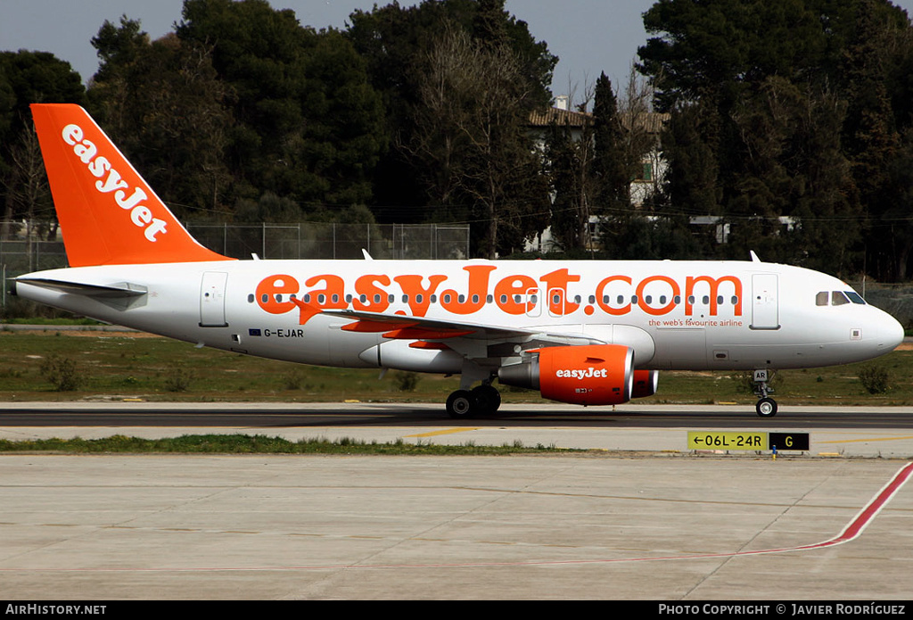 Aircraft Photo of G-EJAR | Airbus A319-111 | EasyJet | AirHistory.net #583725