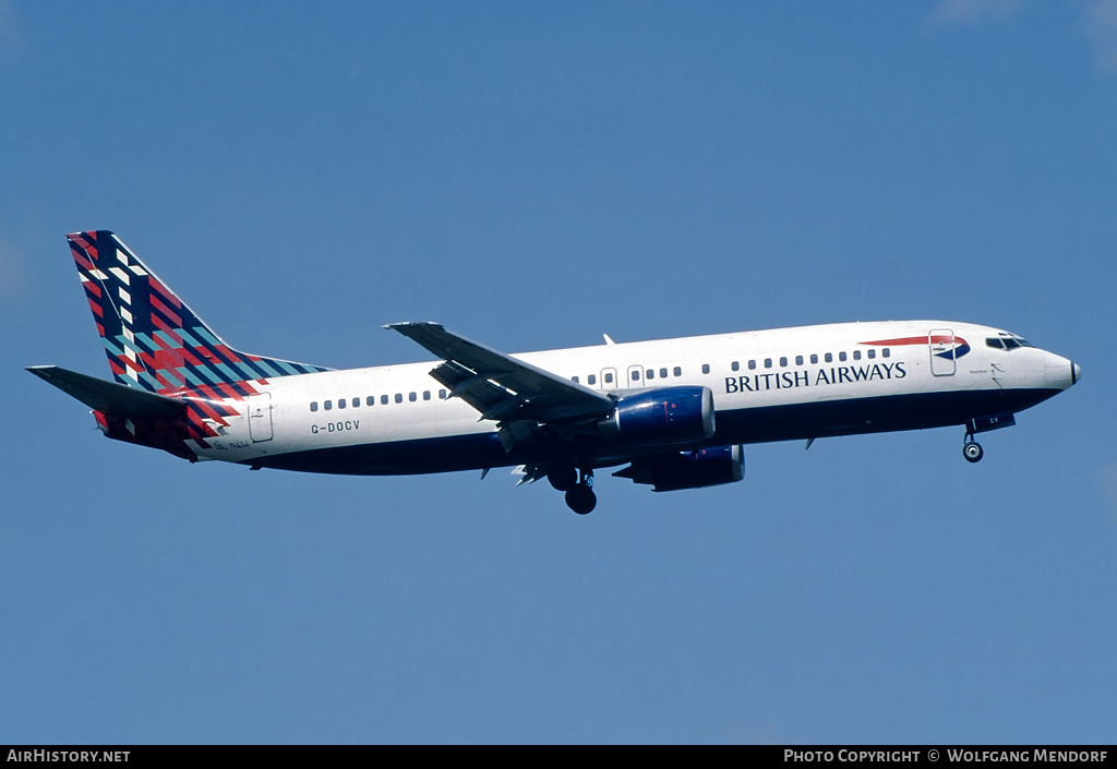 Aircraft Photo of G-DOCV | Boeing 737-436 | British Airways | AirHistory.net #583742