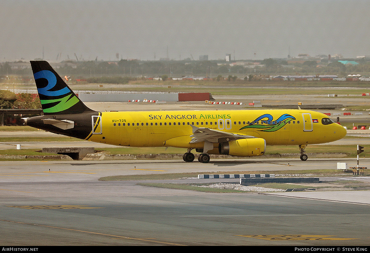 Aircraft Photo of XU-725 | Airbus A320-232 | Sky Angkor Airlines | AirHistory.net #583774