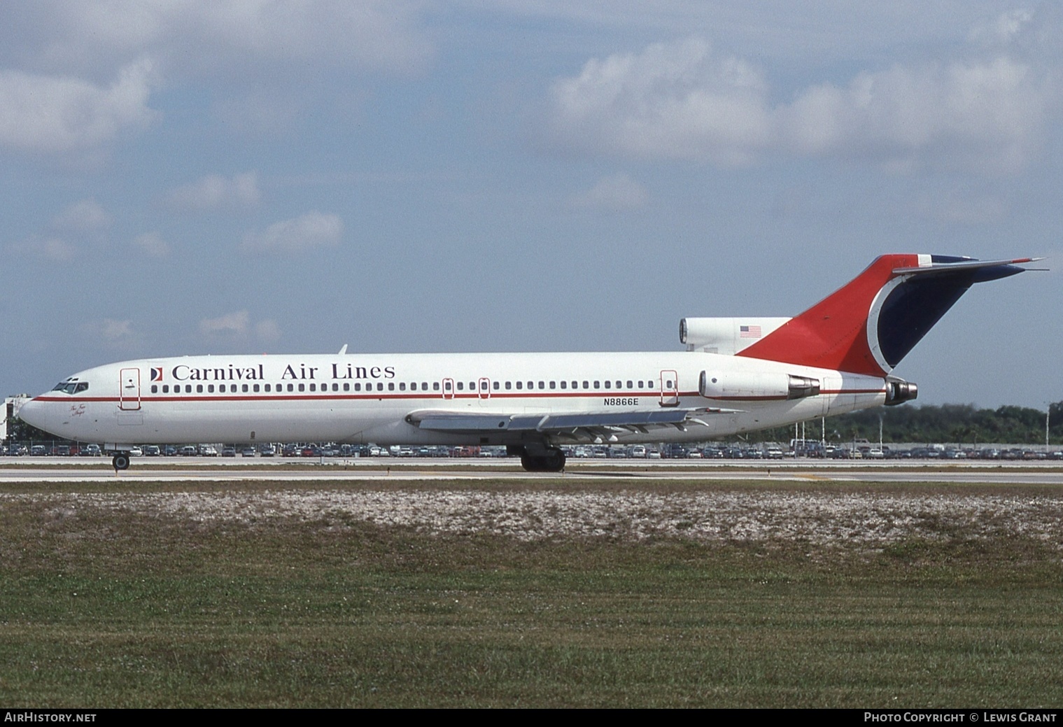 Aircraft Photo of N8866E | Boeing 727-225/Adv | Carnival Air Lines | AirHistory.net #583778