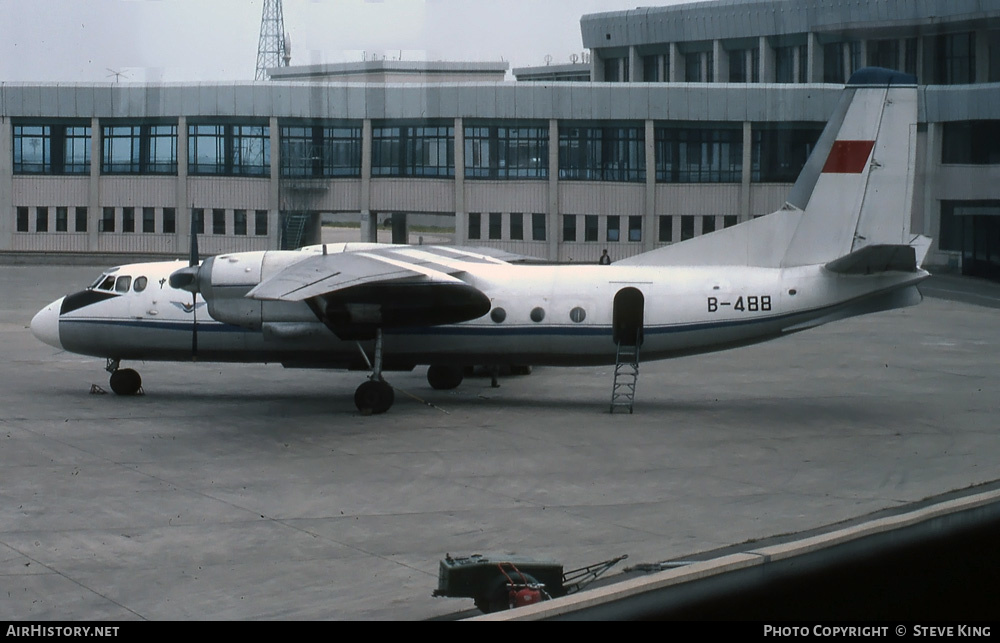 Aircraft Photo of B-488 | Antonov An-24RV | CAAC - Civil Aviation Administration of China | AirHistory.net #583790