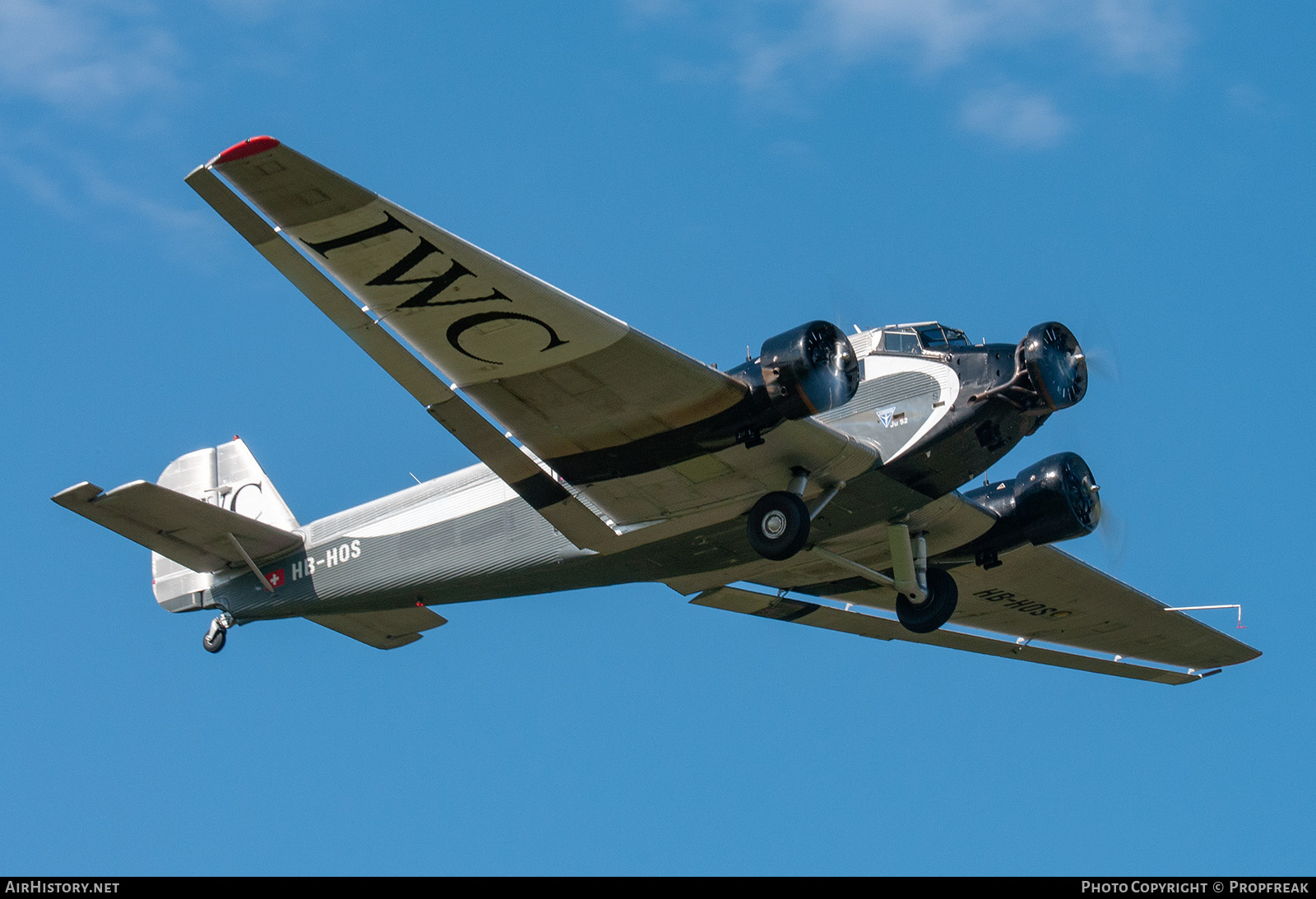 Aircraft Photo of HB-HOS | Junkers Ju 52/3m g4e | Ju-Air | AirHistory.net #583794