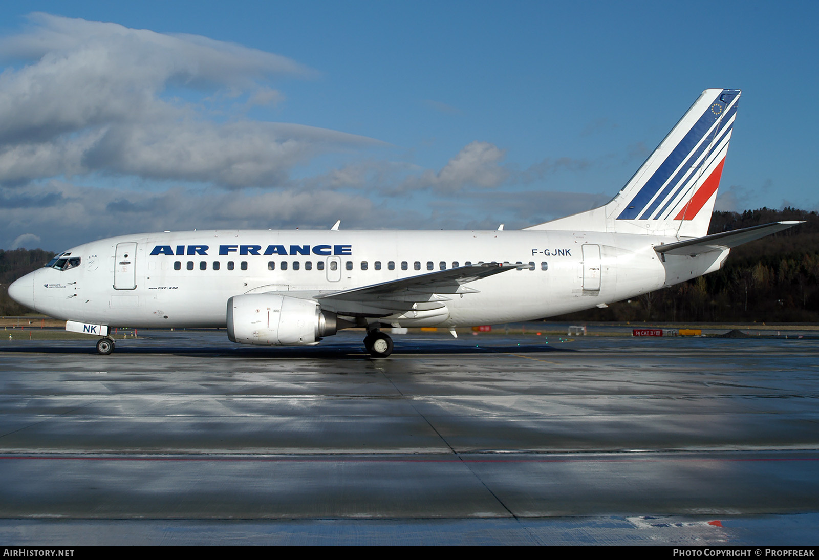 Aircraft Photo of F-GJNK | Boeing 737-528 | Air France | AirHistory.net #583802