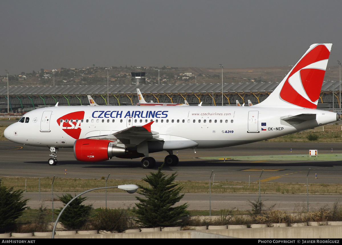 Aircraft Photo of OK-NEP | Airbus A319-112 | ČSA - Czech Airlines | AirHistory.net #583807