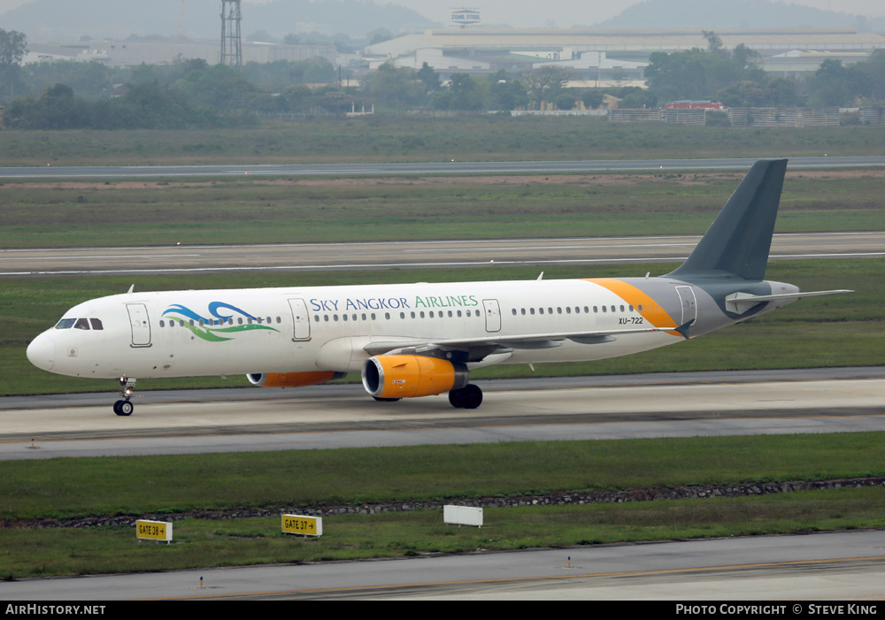 Aircraft Photo of XU-722 | Airbus A321-231 | Sky Angkor Airlines | AirHistory.net #583819