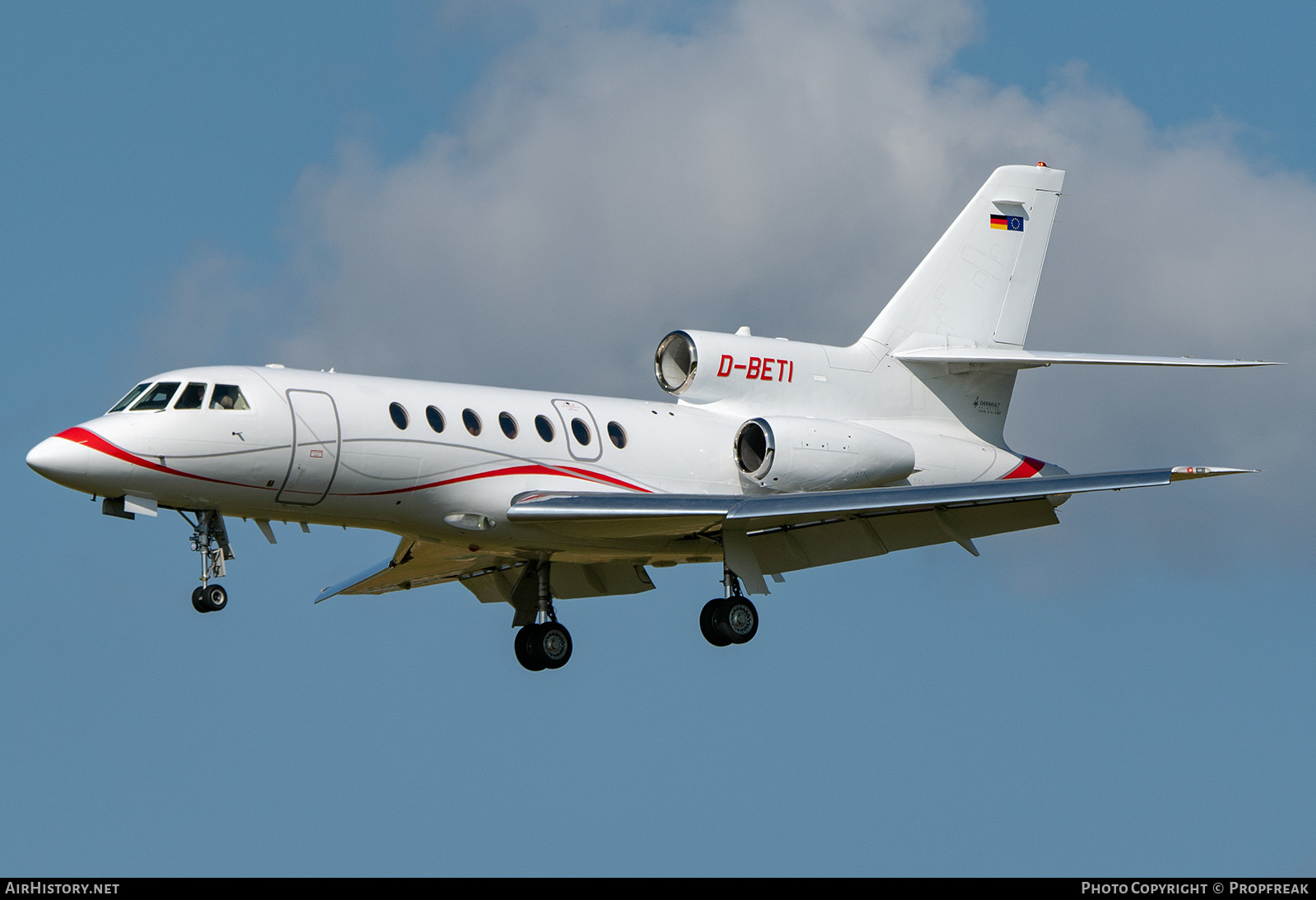 Aircraft Photo of D-BETI | Dassault Falcon 50EX | AirHistory.net #583829