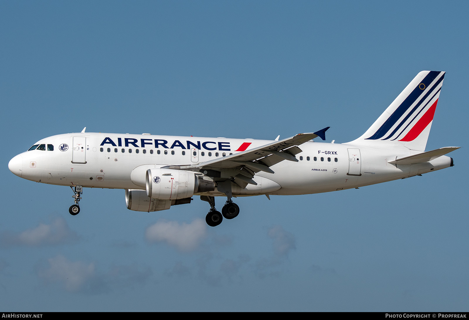 Aircraft Photo of F-GRXK | Airbus A319-111LR | Air France | AirHistory.net #583830