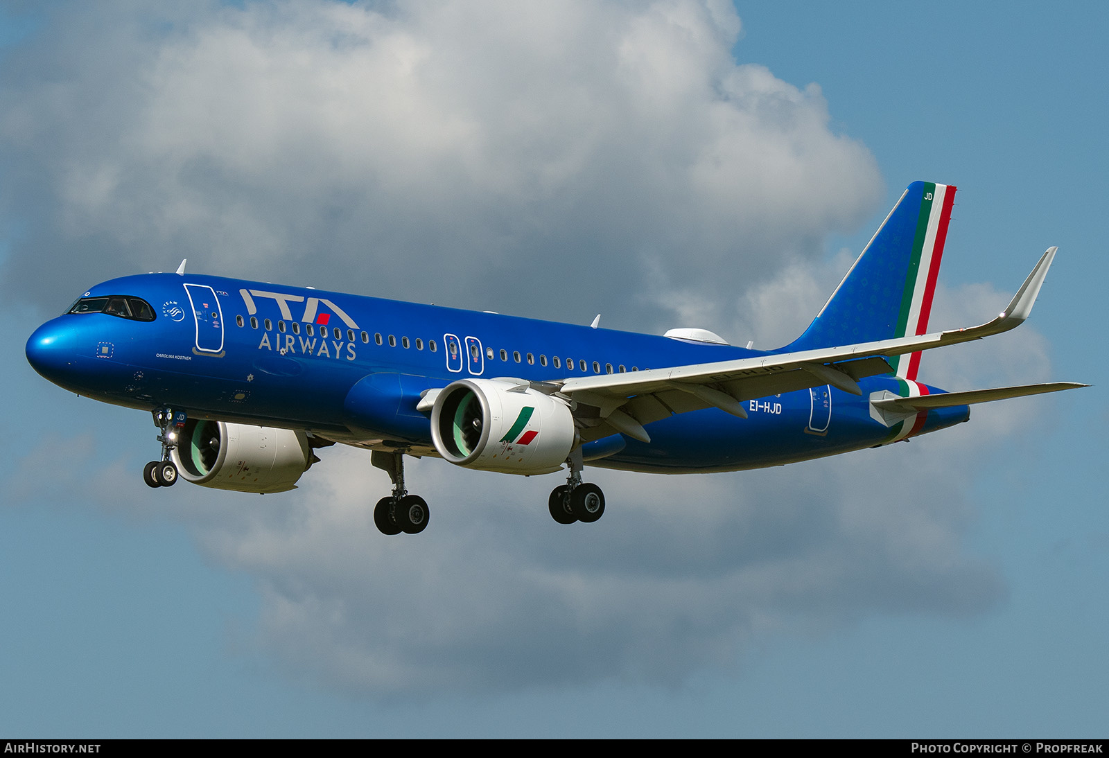 Aircraft Photo of EI-HJD | Airbus A320-272N | ITA Airways | AirHistory.net #583833