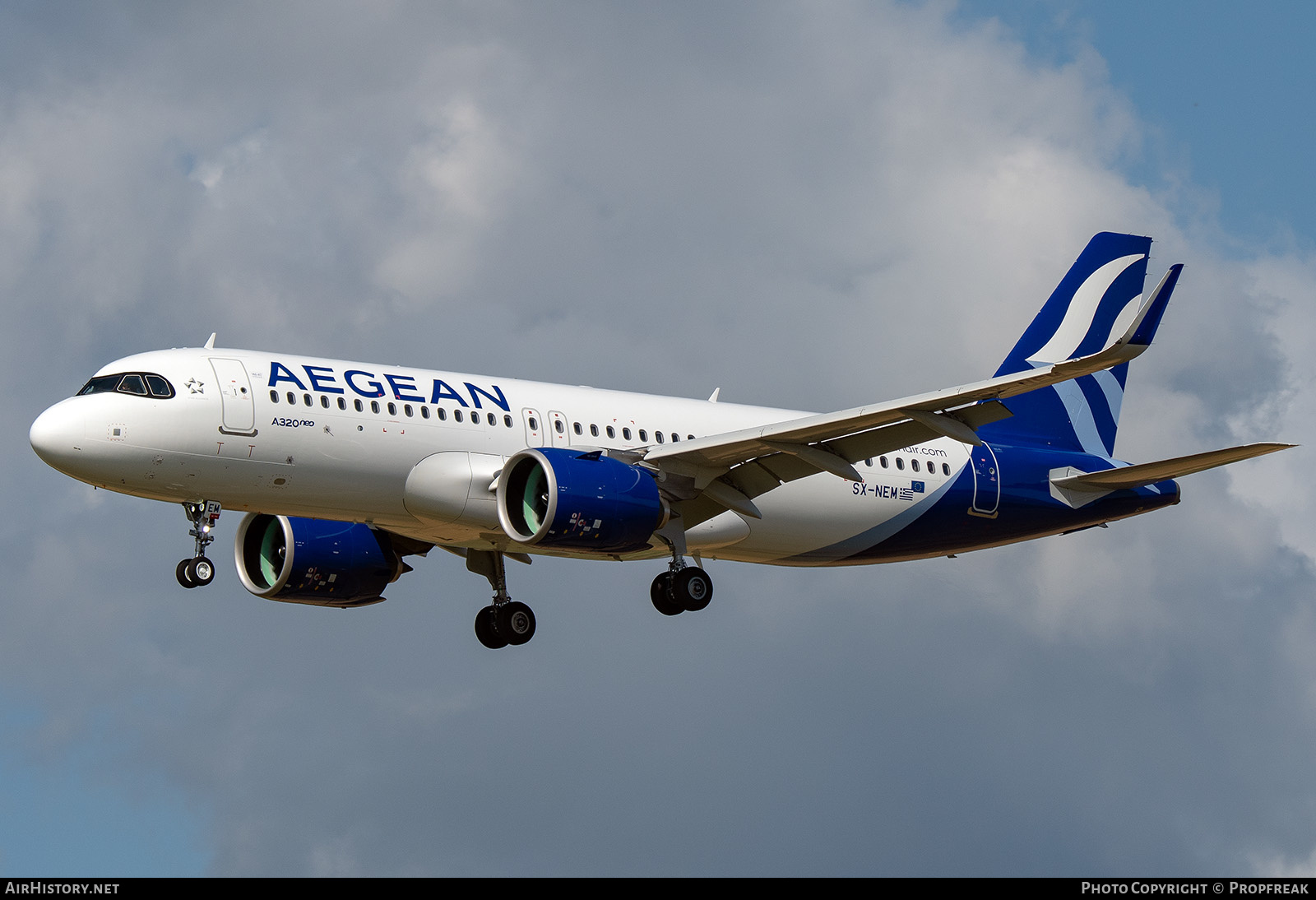 Aircraft Photo of SX-NEM | Airbus A320-271N | Aegean Airlines | AirHistory.net #583834