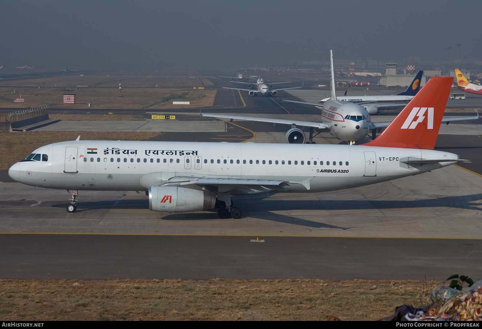 Aircraft Photo of VT-EPC | Airbus A320-231 | Indian Airlines | AirHistory.net #583852