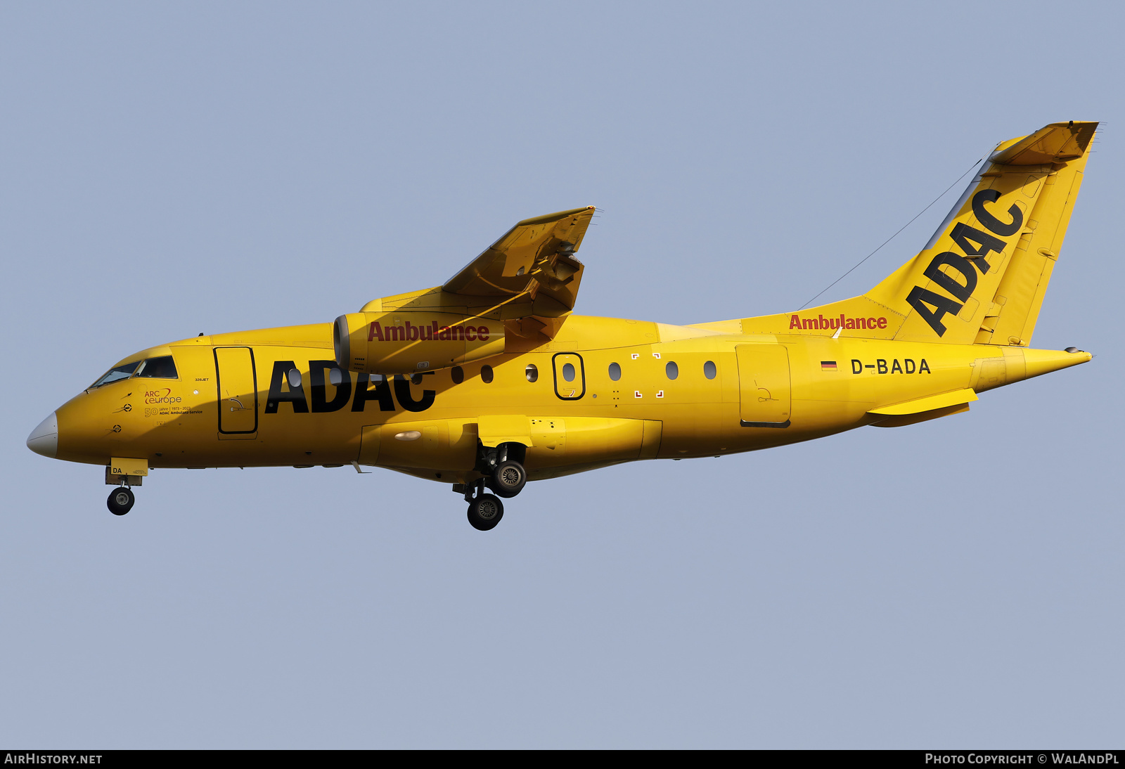 Aircraft Photo of D-BADA | Fairchild Dornier 328-310 328JET | ADAC Luftrettung | AirHistory.net #583867