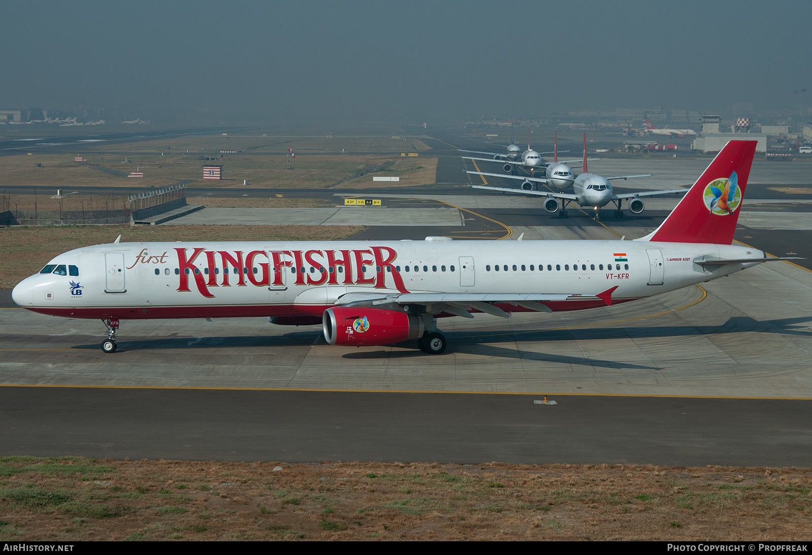 Aircraft Photo of VT-KFR | Airbus A321-232 | Kingfisher Airlines | AirHistory.net #583876