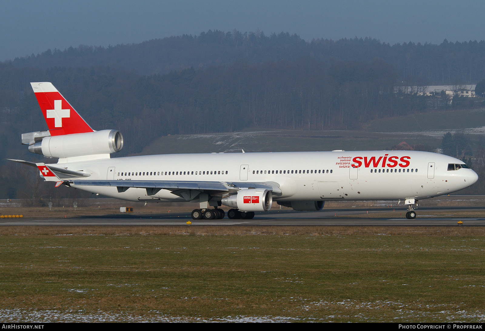 Aircraft Photo of HB-IWL | McDonnell Douglas MD-11 | Swiss International Air Lines | AirHistory.net #583882