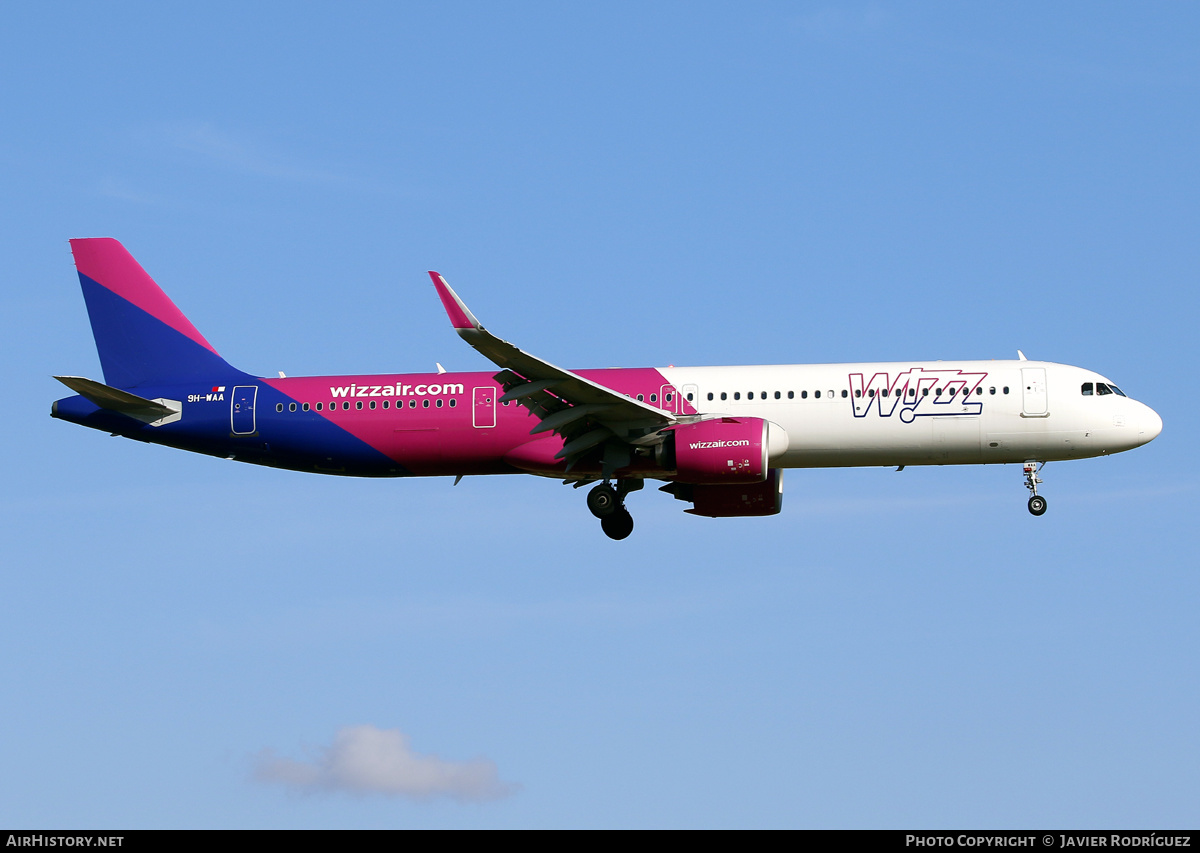 Aircraft Photo of 9H-WAA | Airbus A321-271NX | Wizz Air | AirHistory.net #583943