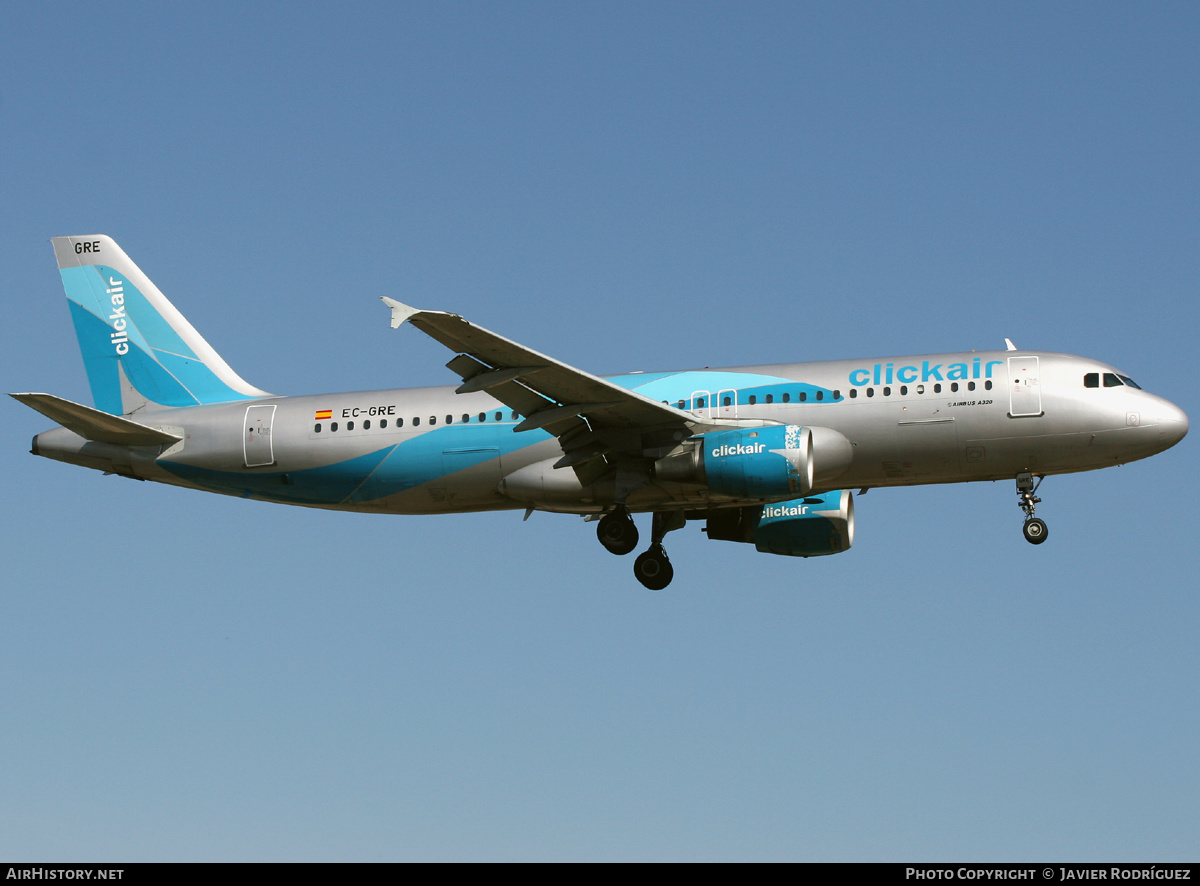 Aircraft Photo of EC-GRE | Airbus A320-211 | Clickair | AirHistory.net #583949