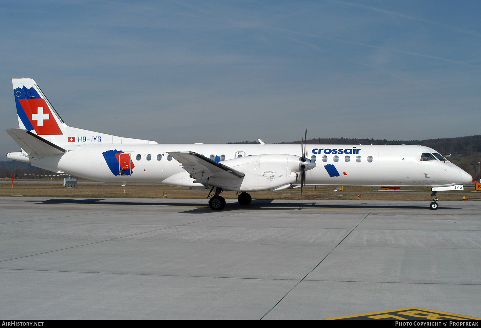 Aircraft Photo of HB-IYG | Saab 2000 | Crossair | AirHistory.net #583953