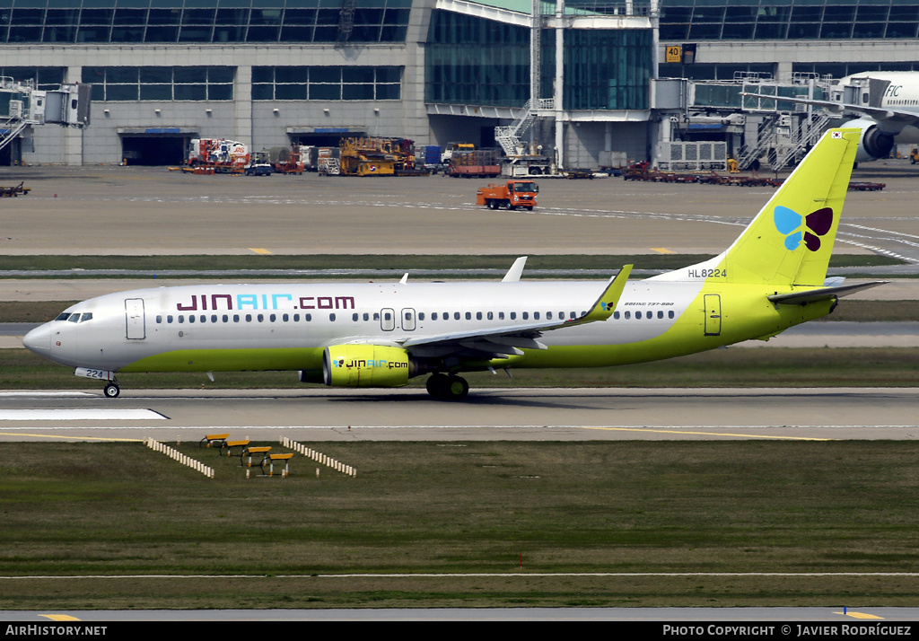Aircraft Photo of HL8224 | Boeing 737-8Q8 | Jin Air | AirHistory.net #583962