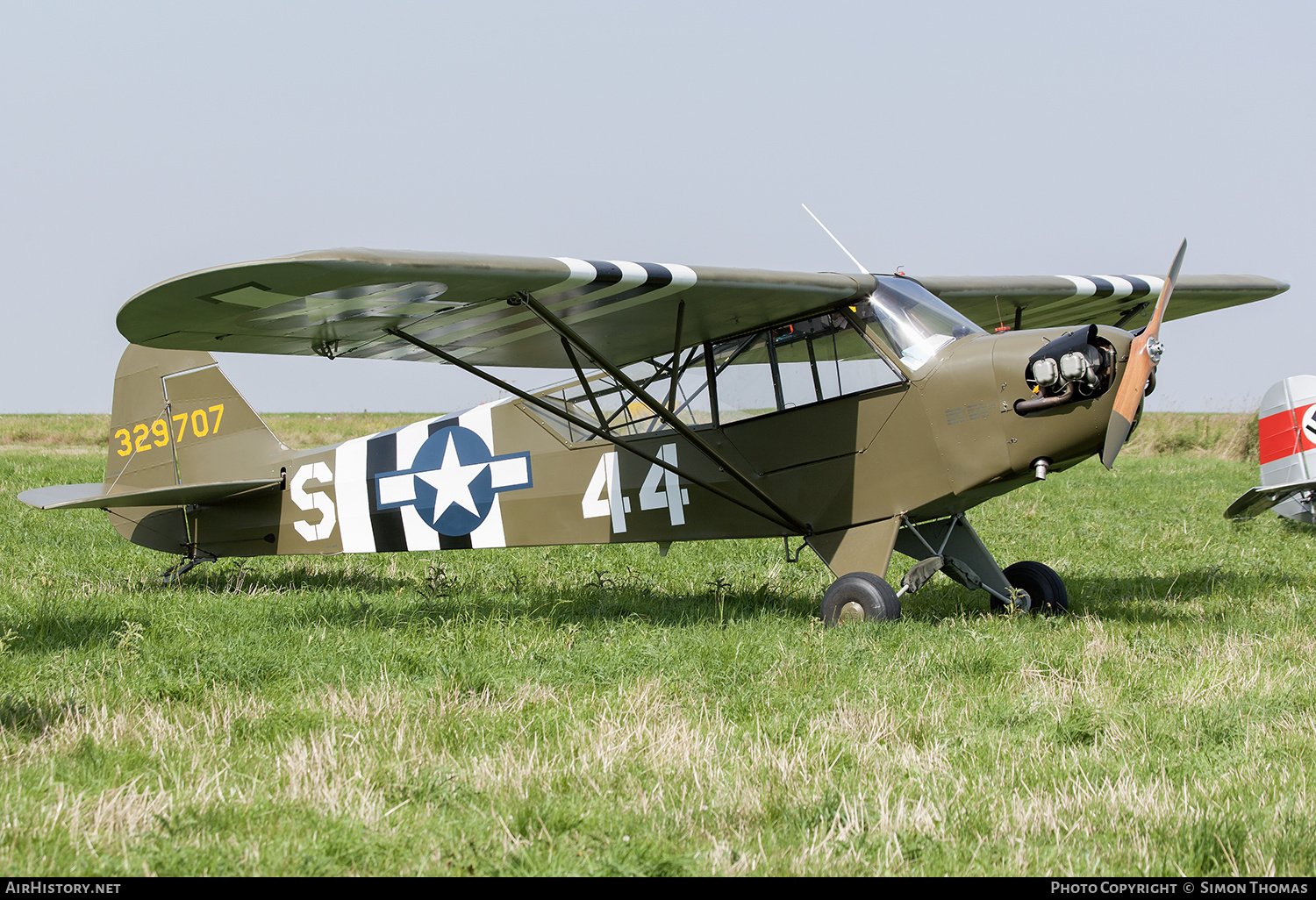 Aircraft Photo of G-BFBY / 329707 | Piper J-3C-65 Cub | USA - Air Force | AirHistory.net #583970