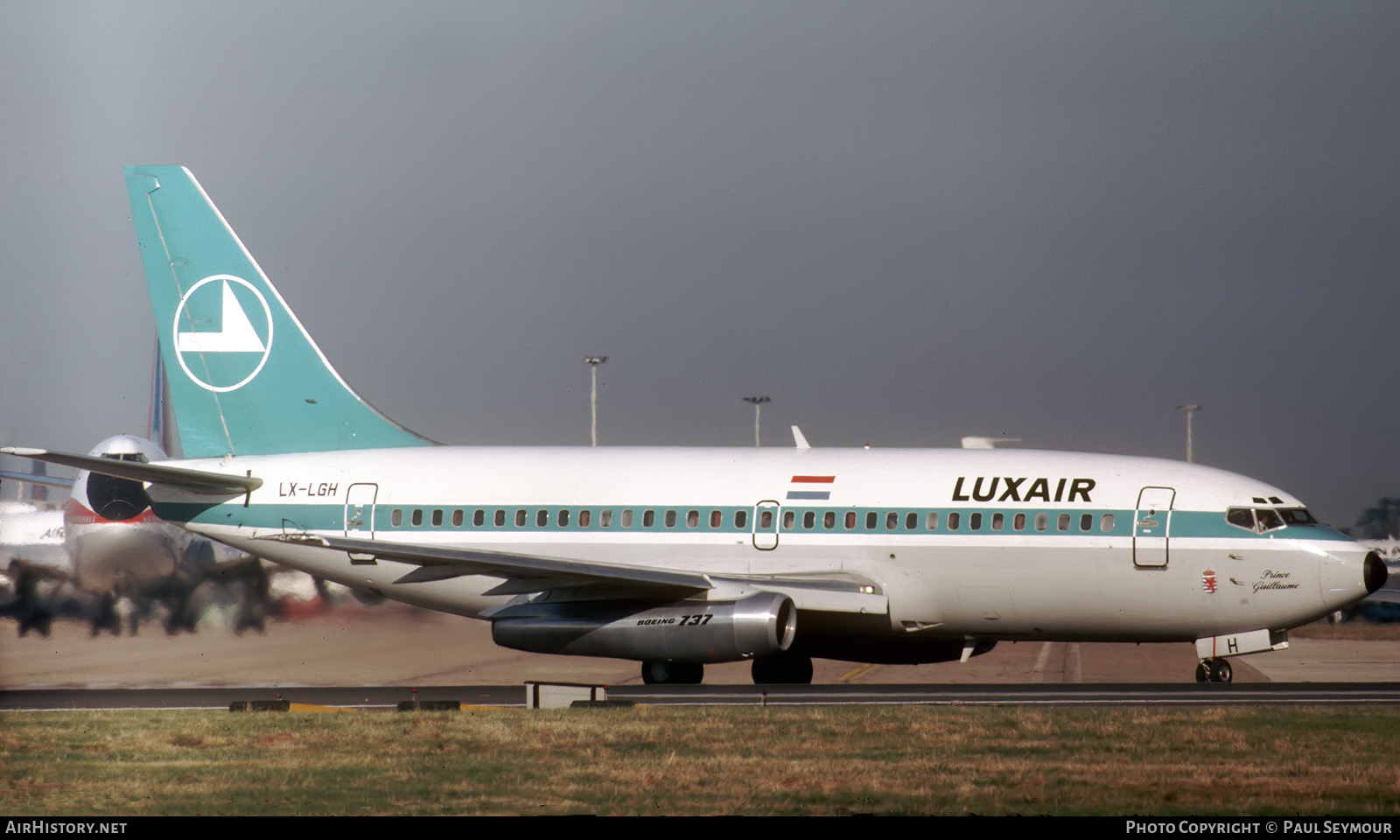 Aircraft Photo of LX-LGH | Boeing 737-2C9/Adv | Luxair | AirHistory.net #583991